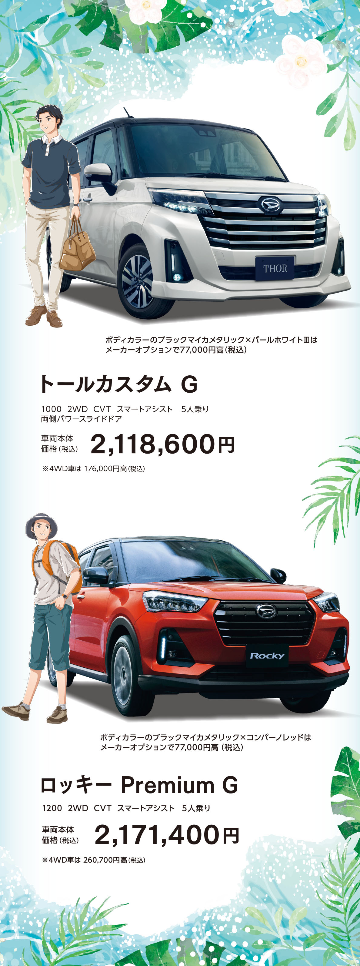 トール、ロッキー